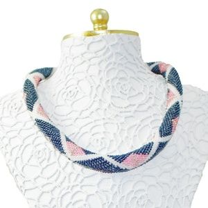 Handmade Glass Bead Necklace